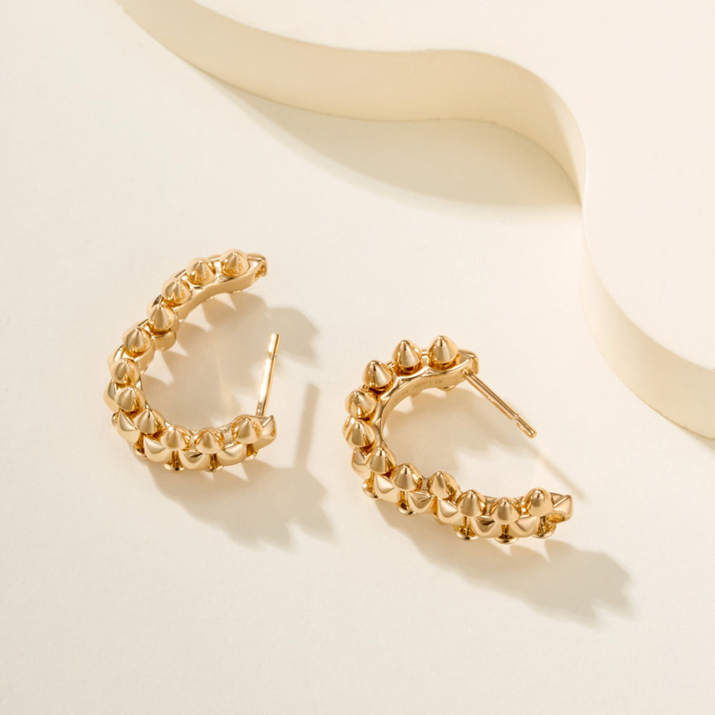 [Stars Jewelry]CLASH MINI HOOP EARRINGS