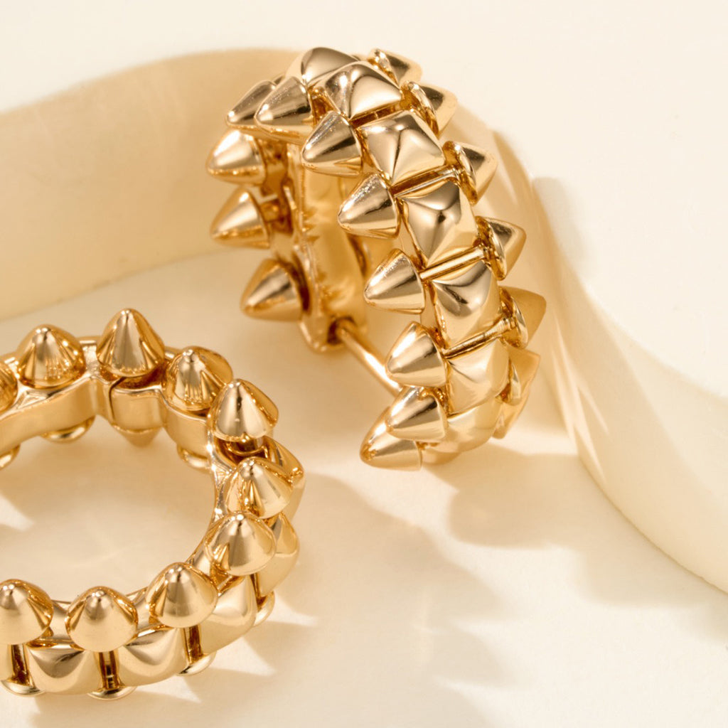 [Stars Jewelry]CLASH MINI HOOP EARRINGS