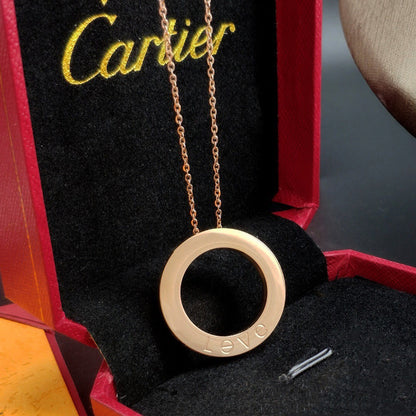[Stars Jewelry]LOVE NECKLACE 16MM 3 DIAMONDS