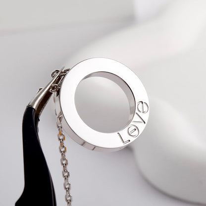 [Stars Jewelry]LOVE NECKLACE 16MM  FULL DIAMOND