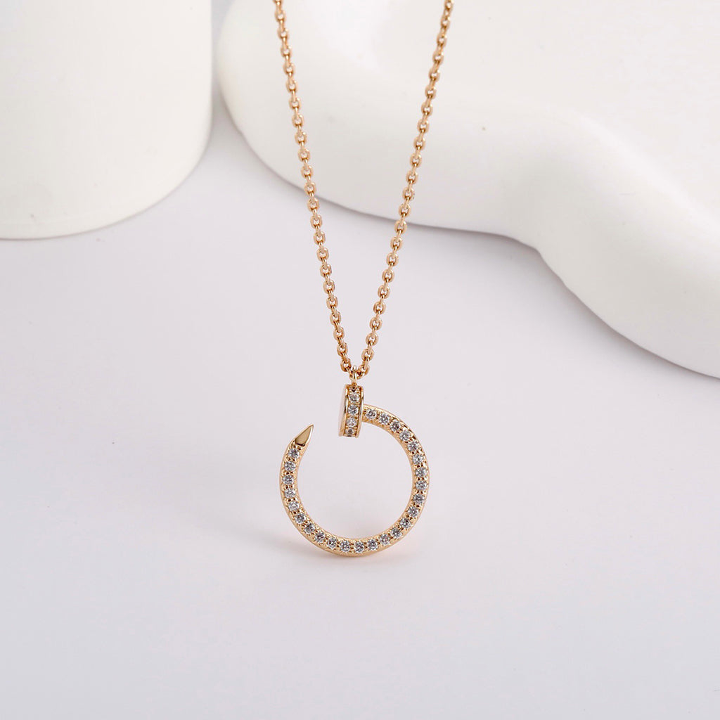 [Stars Jewelry]JUSTE NECKLACE FULL DIAMOND