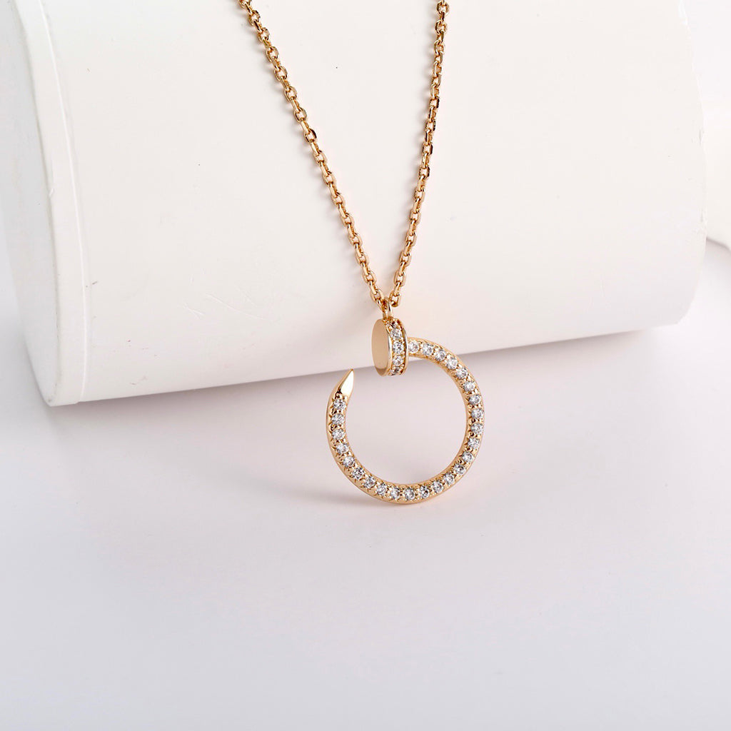 [Stars Jewelry]JUSTE NECKLACE FULL DIAMOND