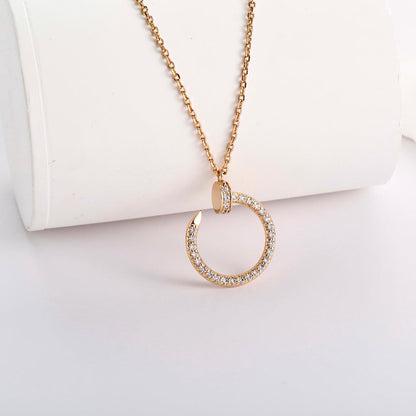 [Stars Jewelry]JUSTE NECKLACE FULL DIAMOND