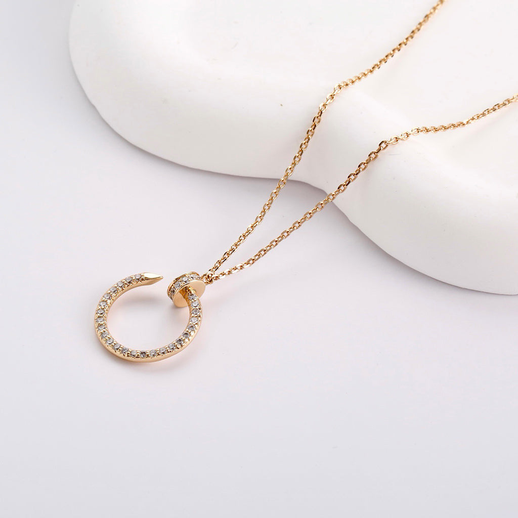 [Stars Jewelry]JUSTE NECKLACE FULL DIAMOND