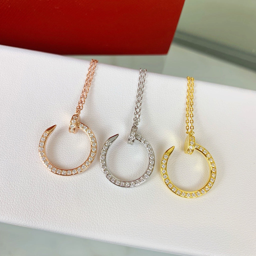[Stars Jewelry]JUSTE NECKLACE FULL DIAMOND