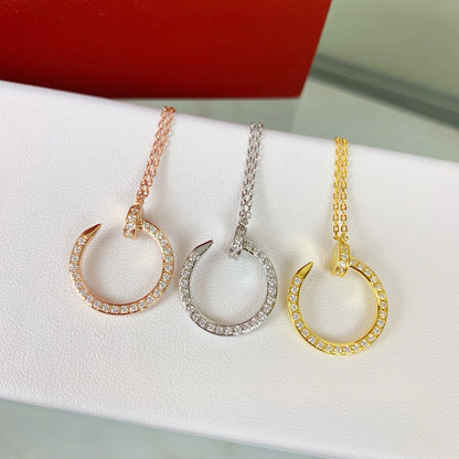 [Stars Jewelry]JUSTE NECKLACE FULL DIAMOND