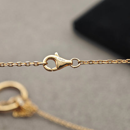 [Stars Jewelry]JUSTE NECKLACE HALF DIAMOND