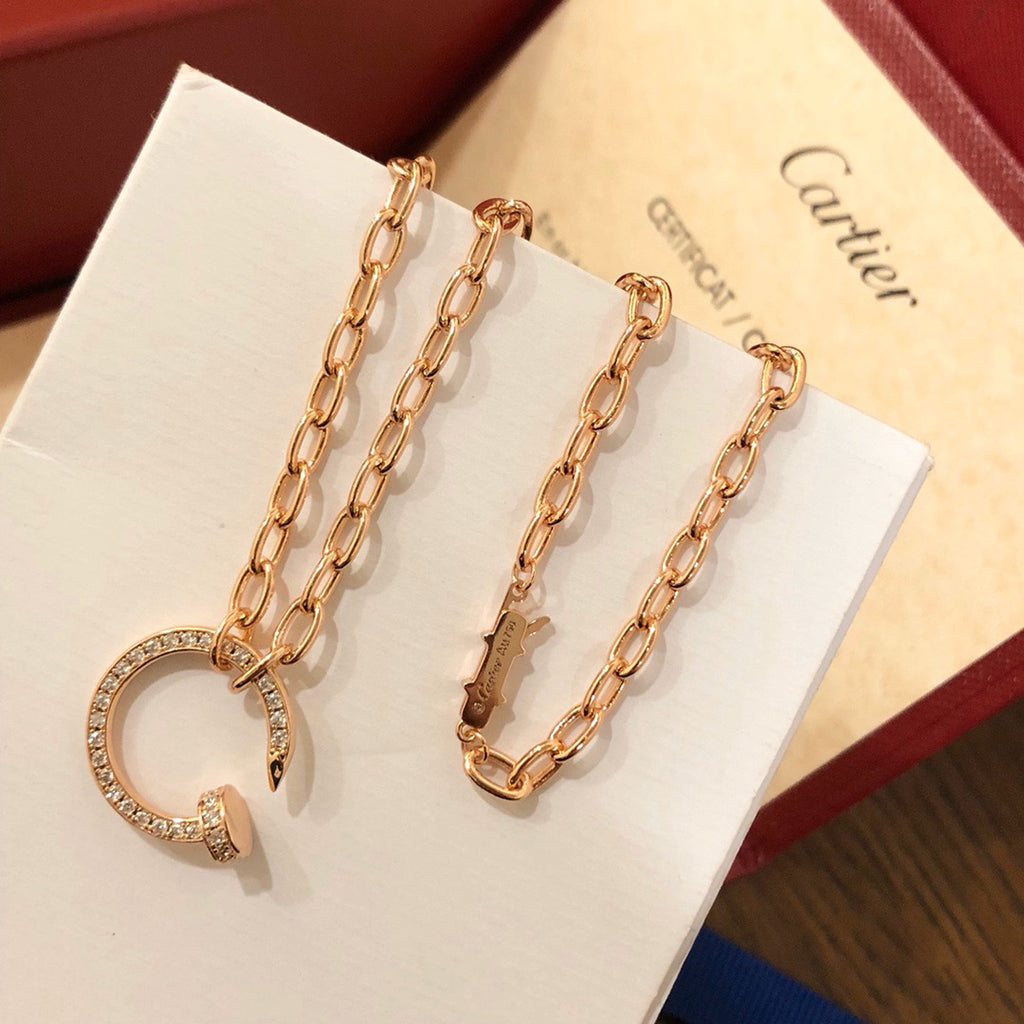 [Stars Jewelry]JUSTE NECKLACE FULL DIAMONDS
