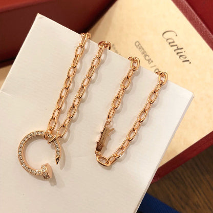 [Stars Jewelry]JUSTE NECKLACE FULL DIAMONDS