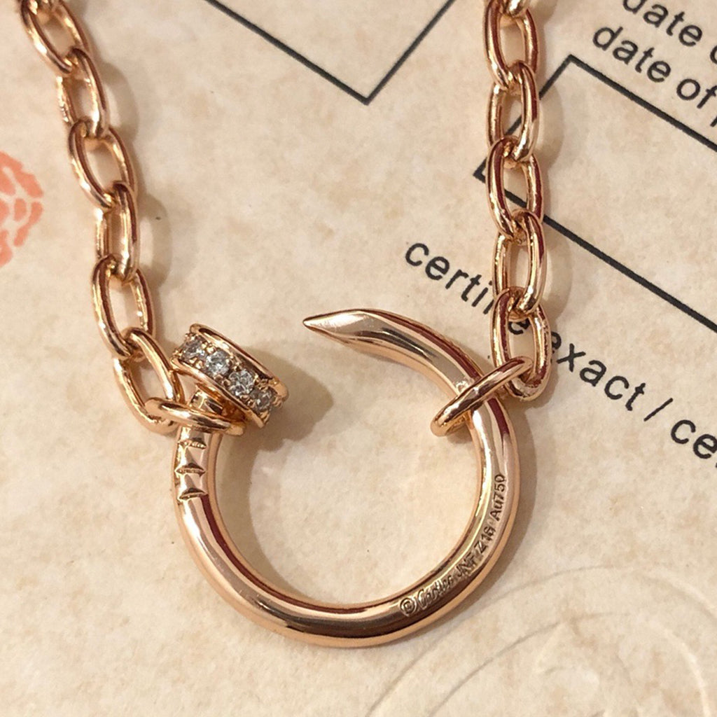 [Stars Jewelry]JUSTE NECKLACE FULL DIAMONDS