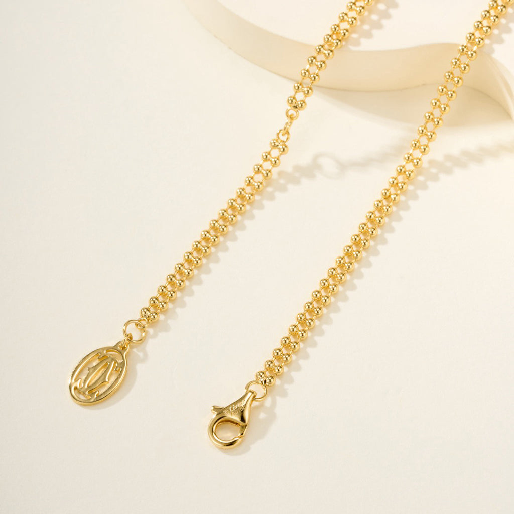 [Stars Jewelry]TRINITY LARGE FULL DIAMOND  NECKLACE