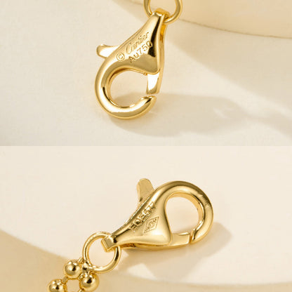 [Stars Jewelry]TRINITY LARGE FULL DIAMOND  NECKLACE