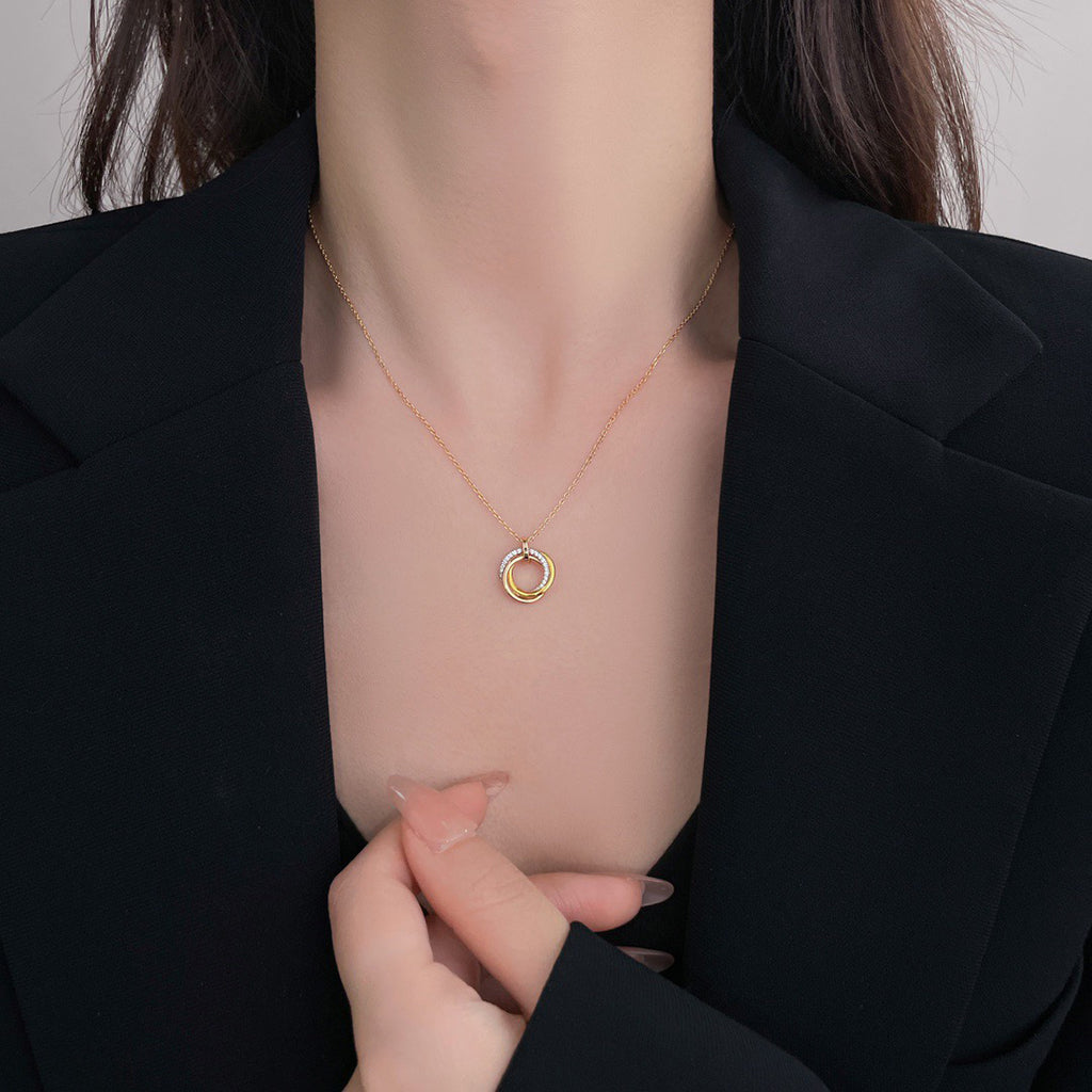 [Stars Jewelry]TRINITY SMALL NECKLACE