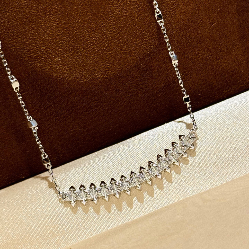 [Stars Jewelry]CLASH  SMALL FULL DIAMOND NECKLACE