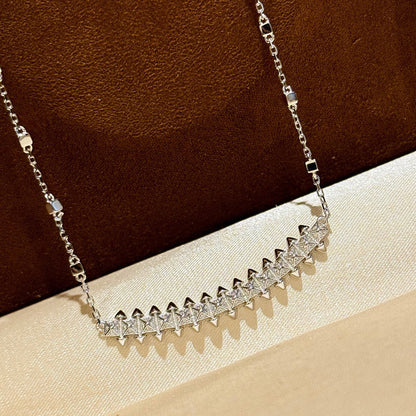 [Stars Jewelry]CLASH  SMALL FULL DIAMOND NECKLACE