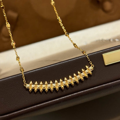 [Stars Jewelry]CLASH  SMALL FULL DIAMOND NECKLACE