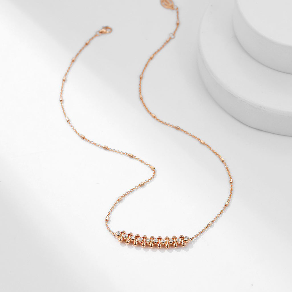 [Stars Jewelry]CLASH  MEDIUM DIAMOND NECKLACE
