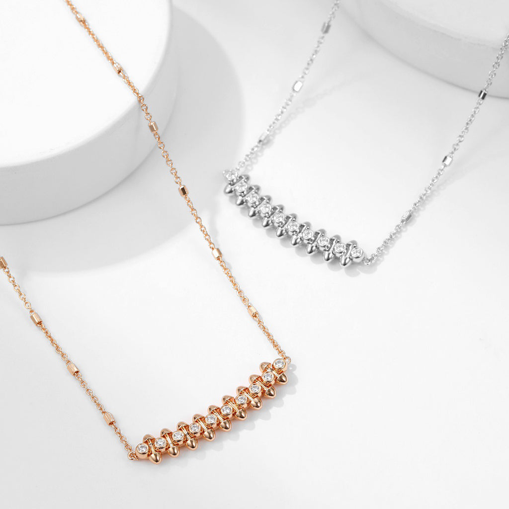 [Stars Jewelry]CLASH  MEDIUM DIAMOND NECKLACE