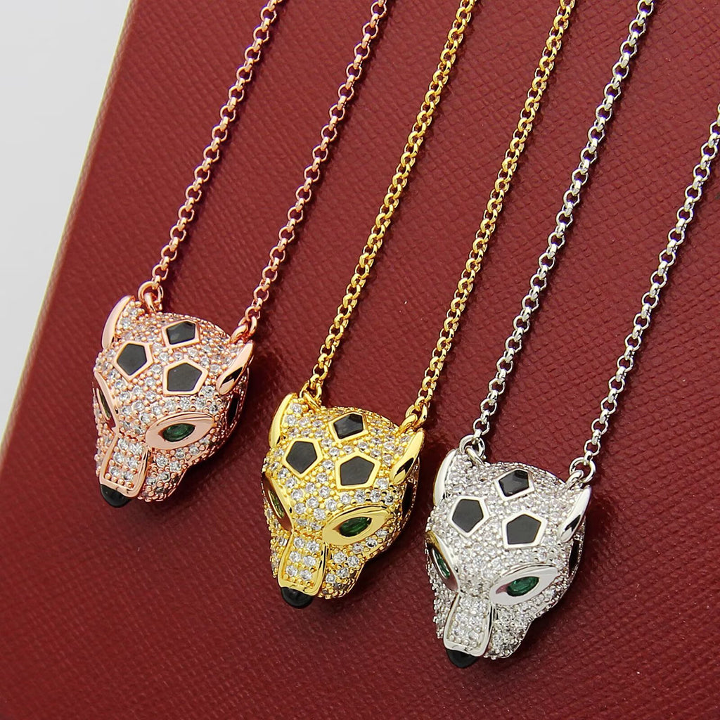 [Stars Jewelry]PANTHERE FULL DIAMOND NECKLACE