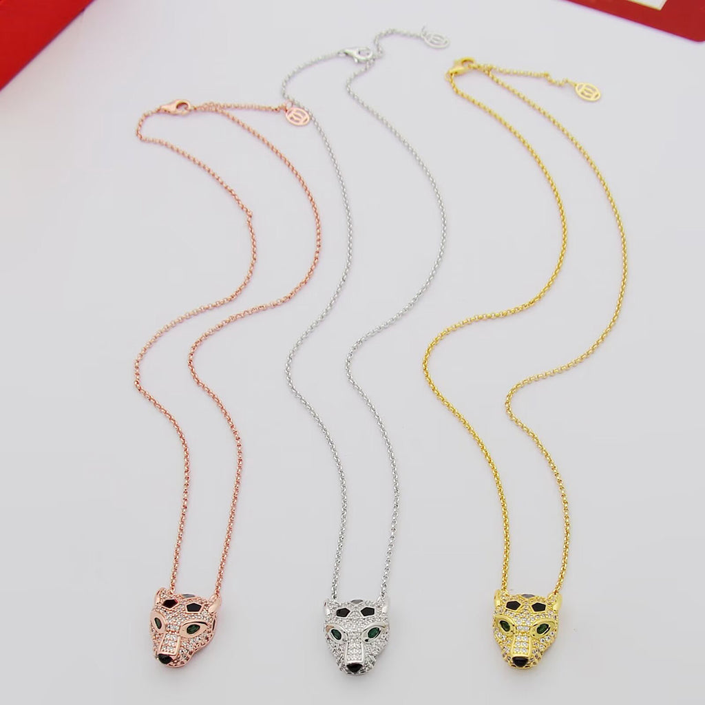 [Stars Jewelry]PANTHERE FULL DIAMOND NECKLACE