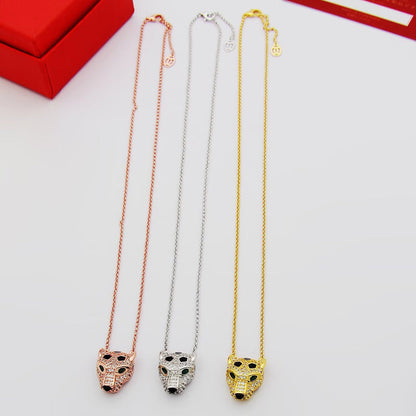 [Stars Jewelry]PANTHERE FULL DIAMOND NECKLACE