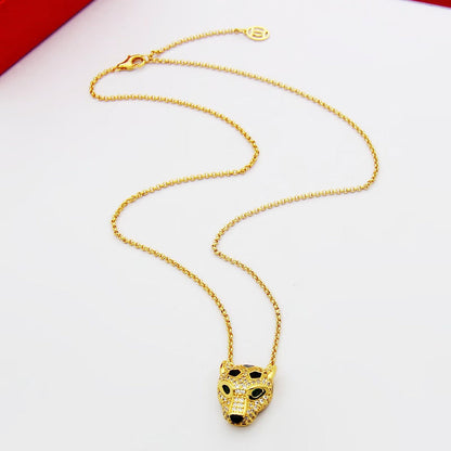 [Stars Jewelry]PANTHERE FULL DIAMOND NECKLACE