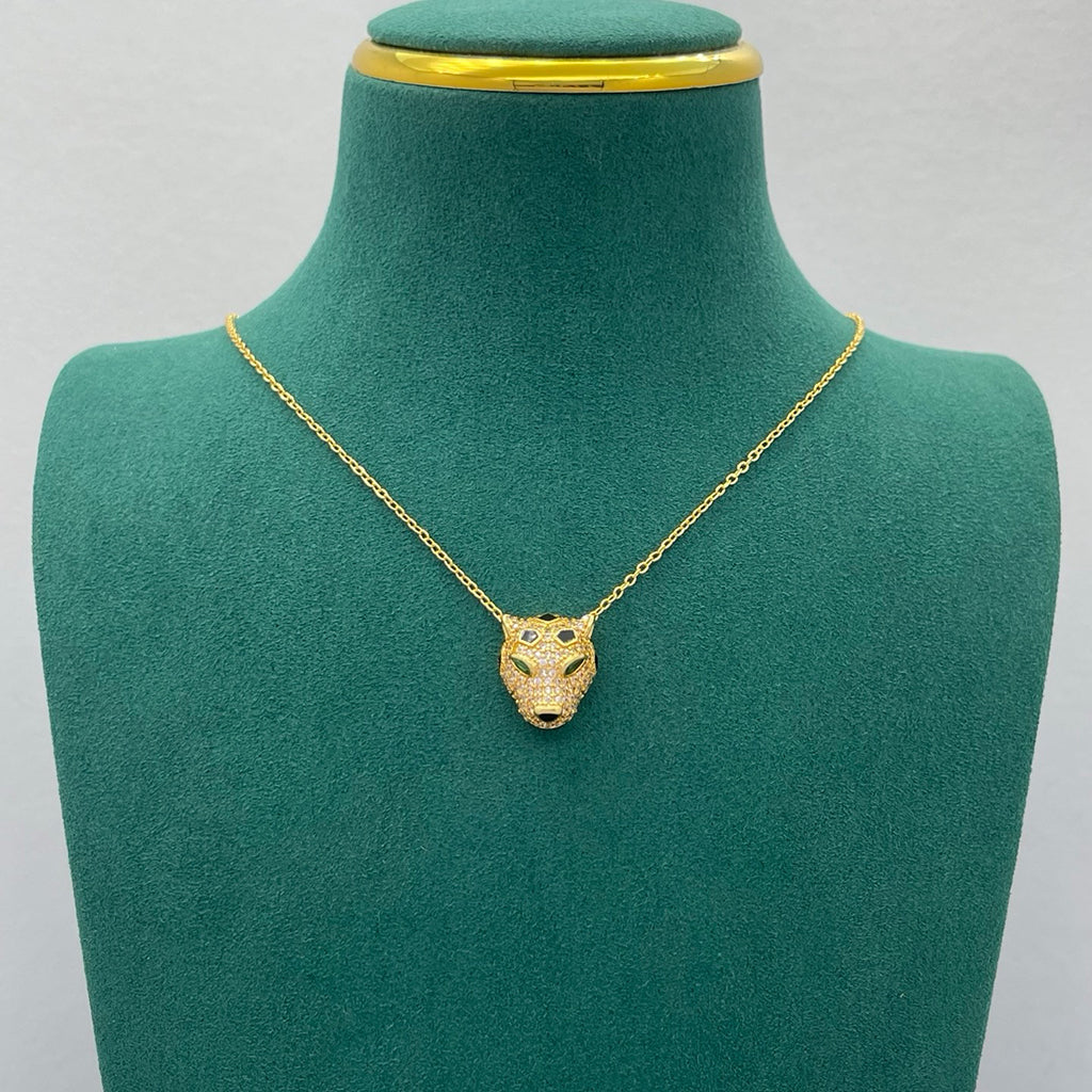 [Stars Jewelry]PANTHERE FULL DIAMOND NECKLACE