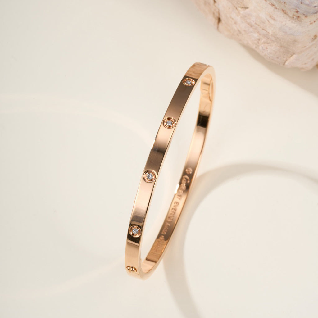 [Stars Jewelry]LOVE BRACELET 3.65MM 10 DIAMONDS