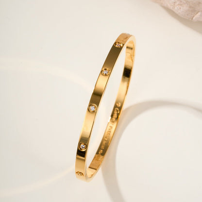 [Stars Jewelry]LOVE BRACELET 3.65MM 10 DIAMONDS