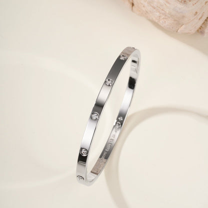 [Stars Jewelry]LOVE BRACELET 3.65MM 10 DIAMONDS