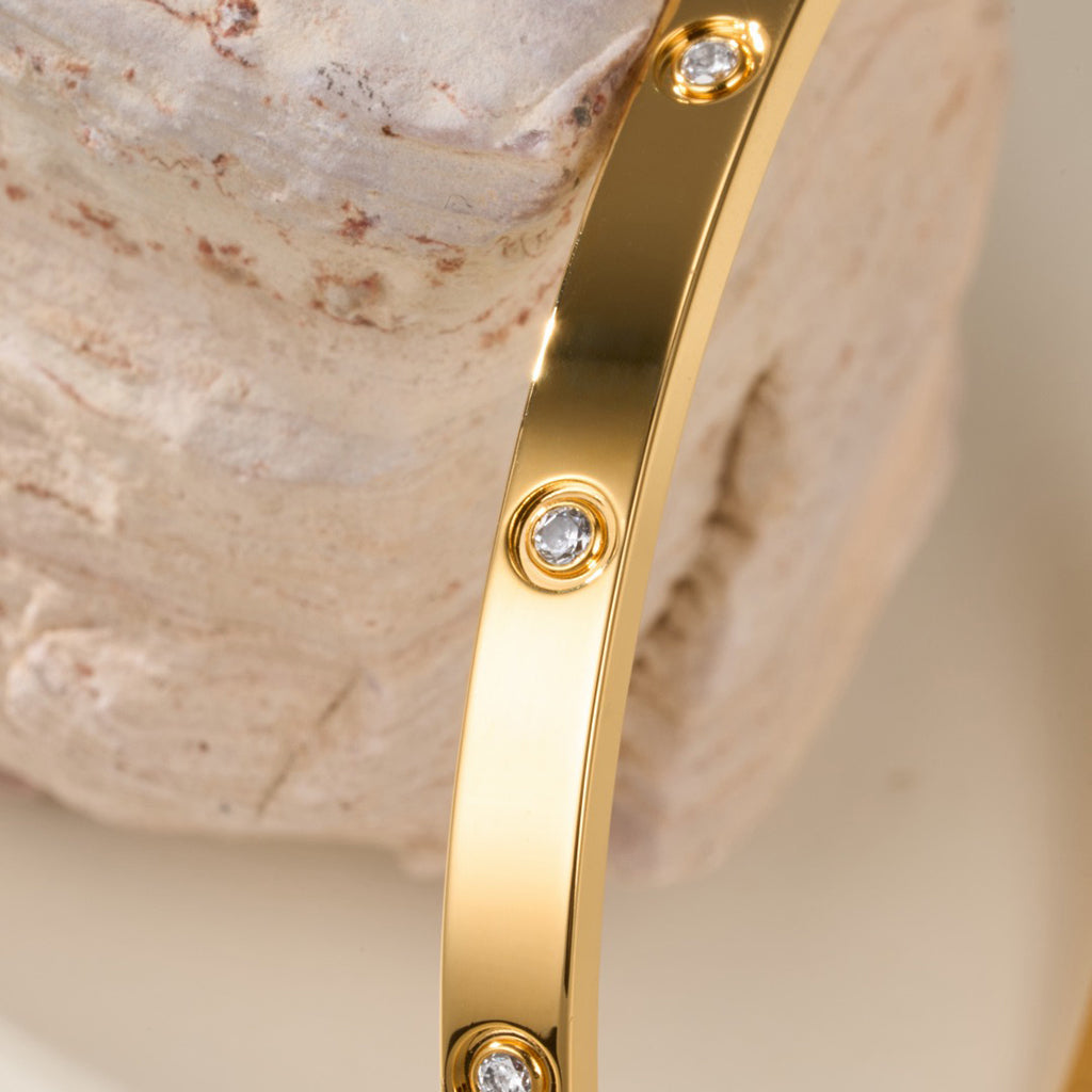 [Stars Jewelry]LOVE BRACELET 3.65MM 10 DIAMONDS