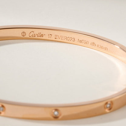 [Stars Jewelry]LOVE BRACELET 3.65MM 10 DIAMONDS