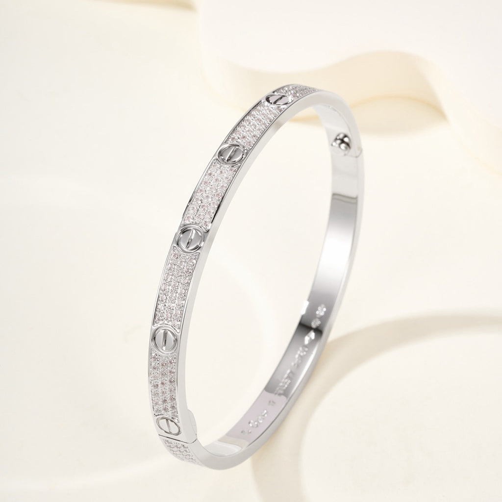 [Stars Jewelry]LOVE BRACELET 4.8MM DIAMOND-PAVED