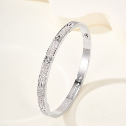 [Stars Jewelry]LOVE BRACELET 4.8MM DIAMOND-PAVED