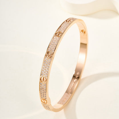 [Stars Jewelry]LOVE BRACELET 4.8MM DIAMOND-PAVED