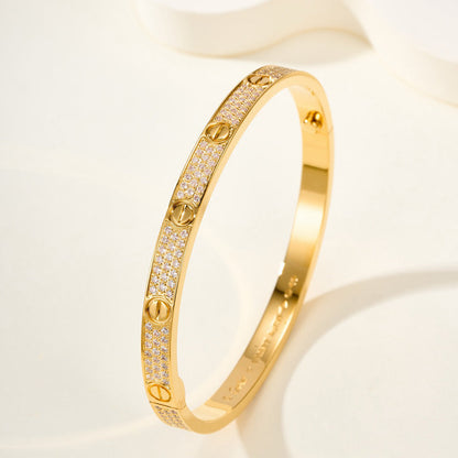 [Stars Jewelry]LOVE BRACELET 4.8MM DIAMOND-PAVED