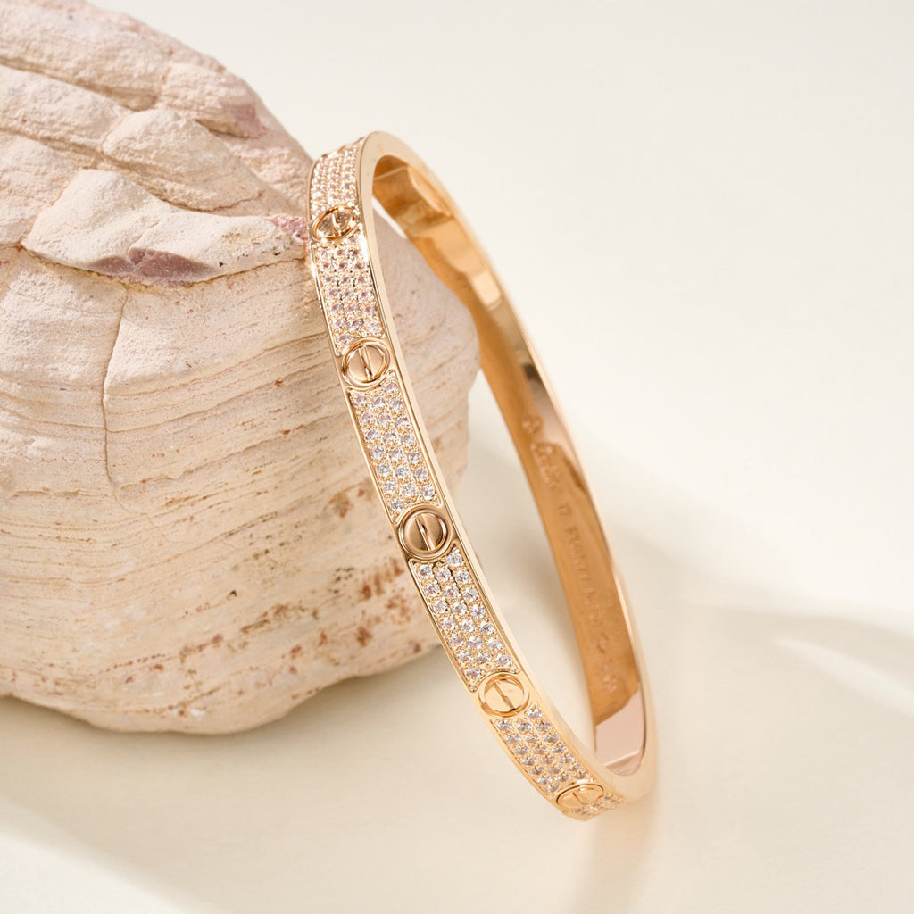[Stars Jewelry]LOVE BRACELET 4.8MM DIAMOND-PAVED