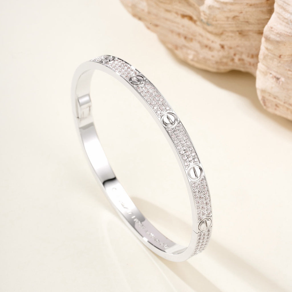 [Stars Jewelry]LOVE BRACELET 4.8MM DIAMOND-PAVED