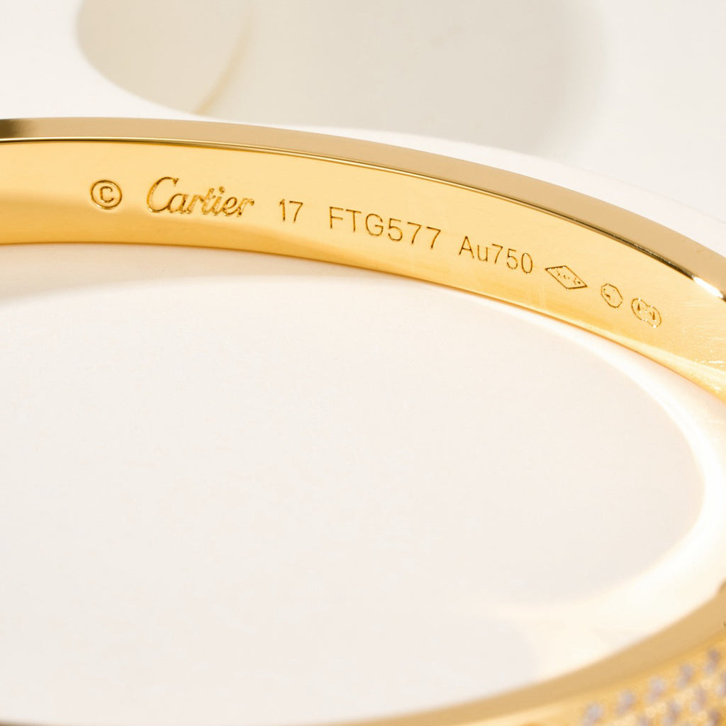 [Stars Jewelry]LOVE BRACELET 4.8MM DIAMOND-PAVED