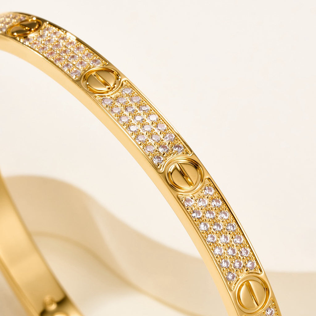 [Stars Jewelry]LOVE BRACELET 4.8MM DIAMOND-PAVED