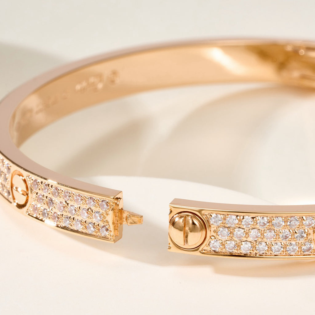 [Stars Jewelry]LOVE BRACELET 4.8MM DIAMOND-PAVED