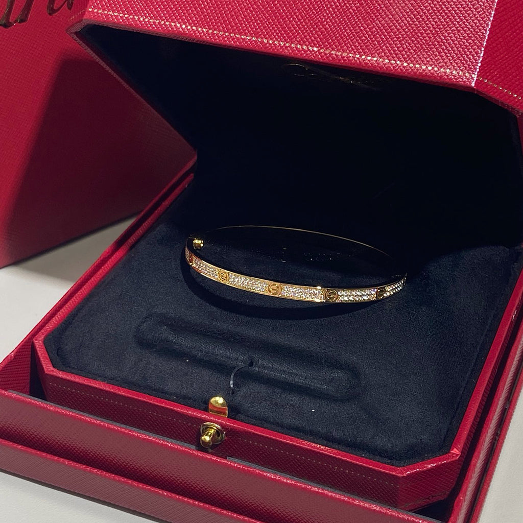[Stars Jewelry]LOVE BRACELET 3.65MM DIAMOND-PAVED