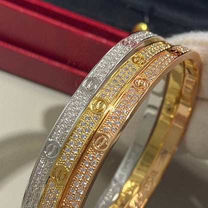 [Stars Jewelry]LOVE BRACELET 3.65MM DIAMOND-PAVED