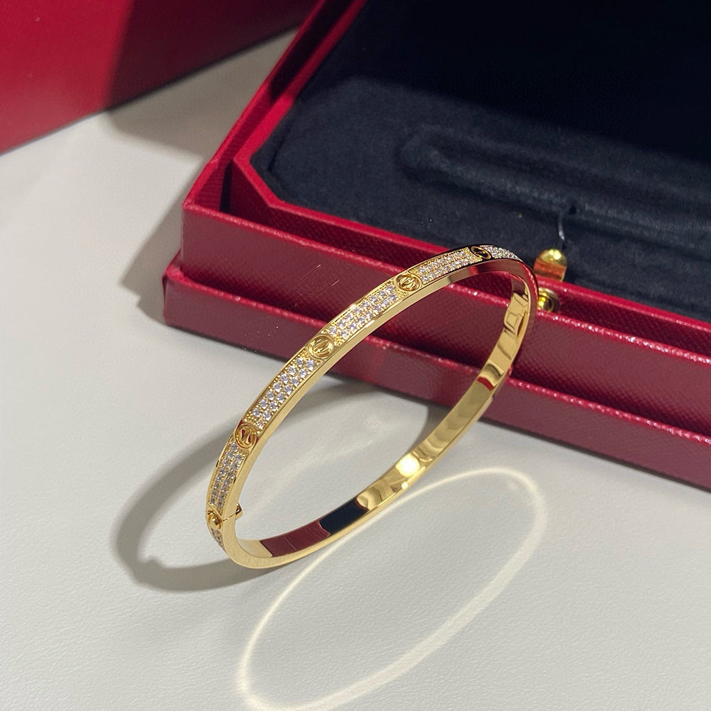 [Stars Jewelry]LOVE BRACELET 3.65MM DIAMOND-PAVED