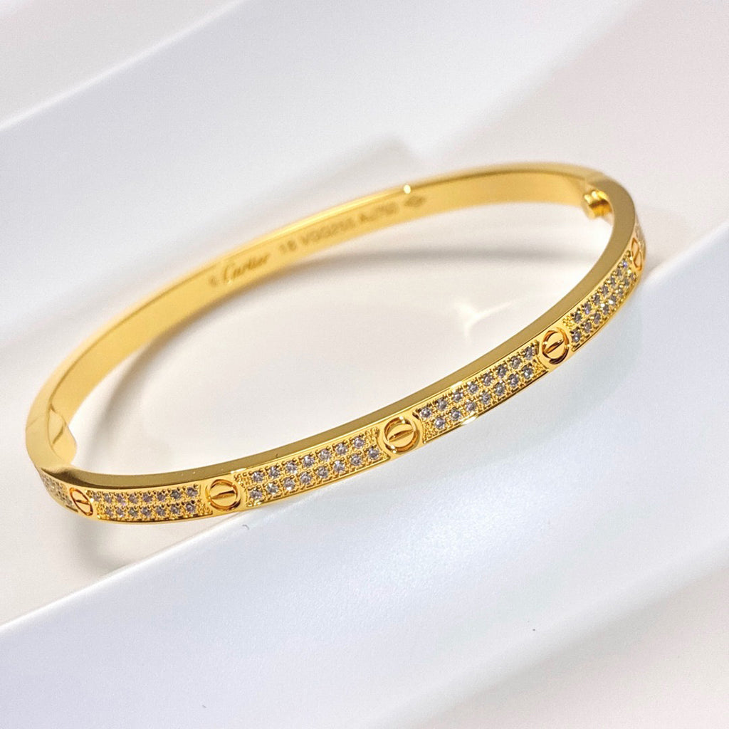 [Stars Jewelry]LOVE BRACELET 3.65MM DIAMOND-PAVED