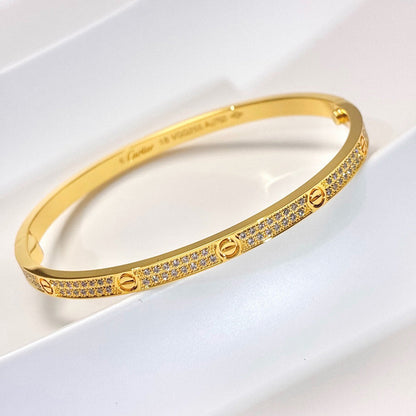 [Stars Jewelry]LOVE BRACELET 3.65MM DIAMOND-PAVED