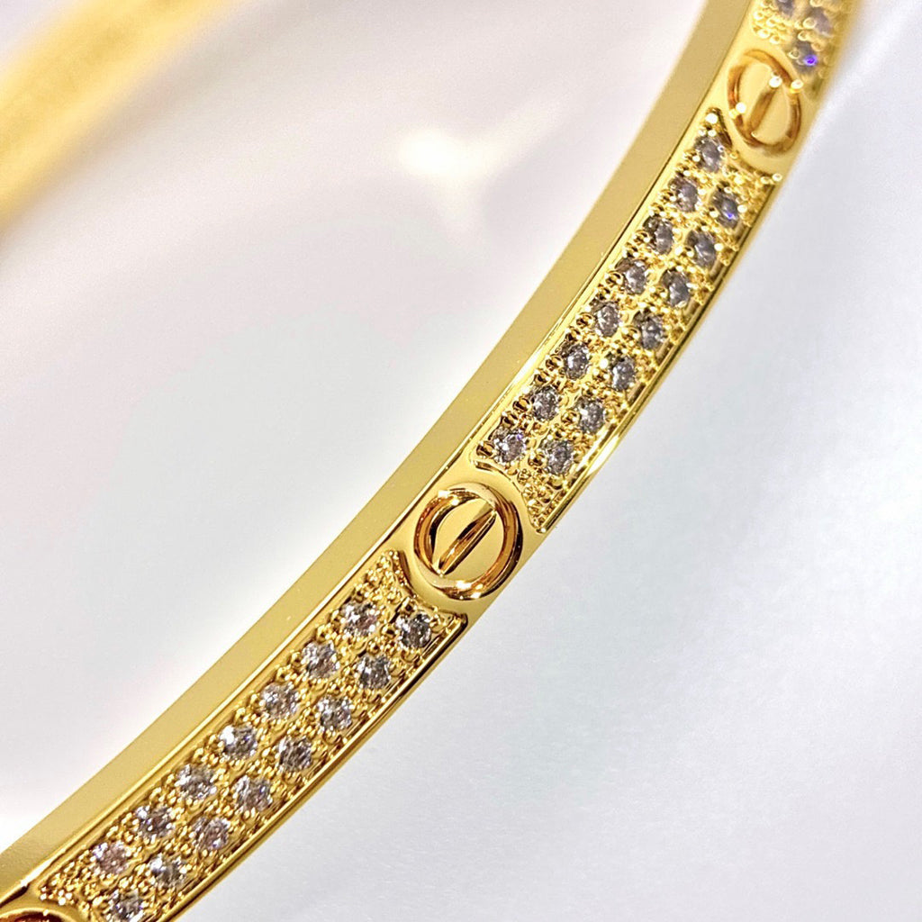 [Stars Jewelry]LOVE BRACELET 3.65MM DIAMOND-PAVED