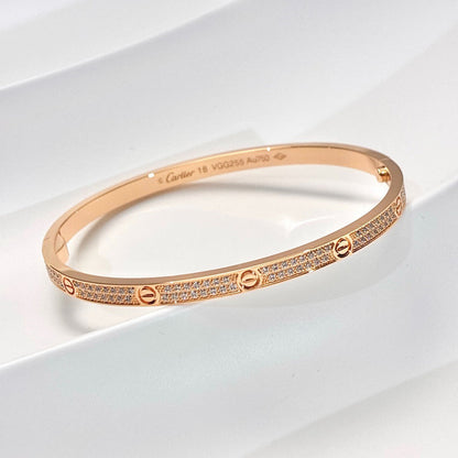 [Stars Jewelry]LOVE BRACELET 3.65MM DIAMOND-PAVED