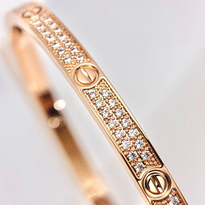 [Stars Jewelry]LOVE BRACELET 3.65MM DIAMOND-PAVED