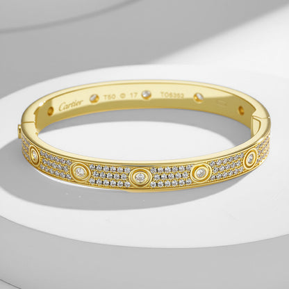 [Stars Jewelry]LOVE BRACELET 6.1MM DIAMOND-PAVED 10 BIG DIAMONDS